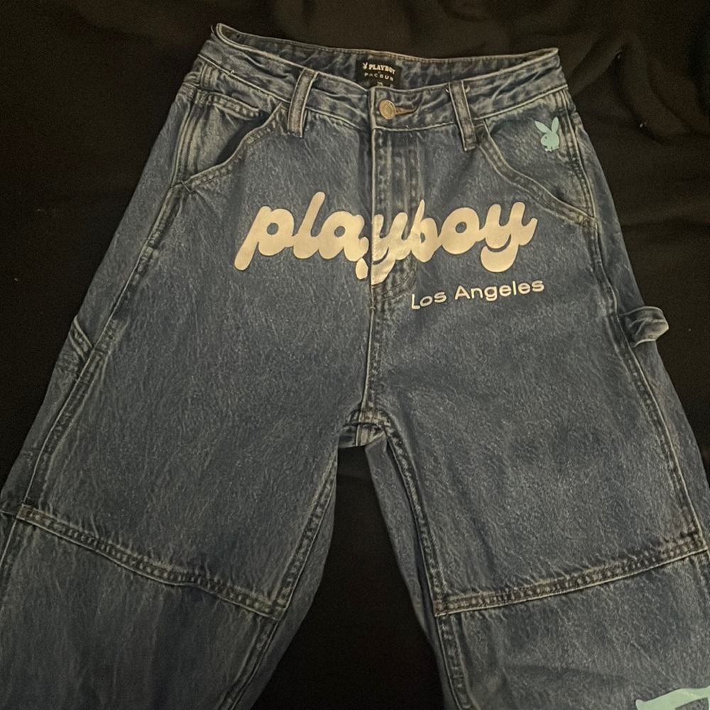 Playboy Carpenter Jeans; size 25. Slightly worn, and bought in Nevada.